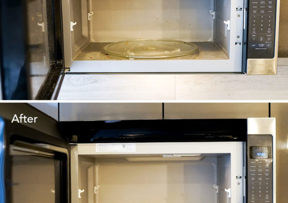 Bellevue Home Cleaning Microwave