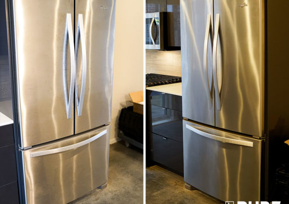 Seattle Home Cleaning Fridge Front Before and After