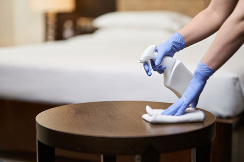 Professional Cleaner Dusts Table